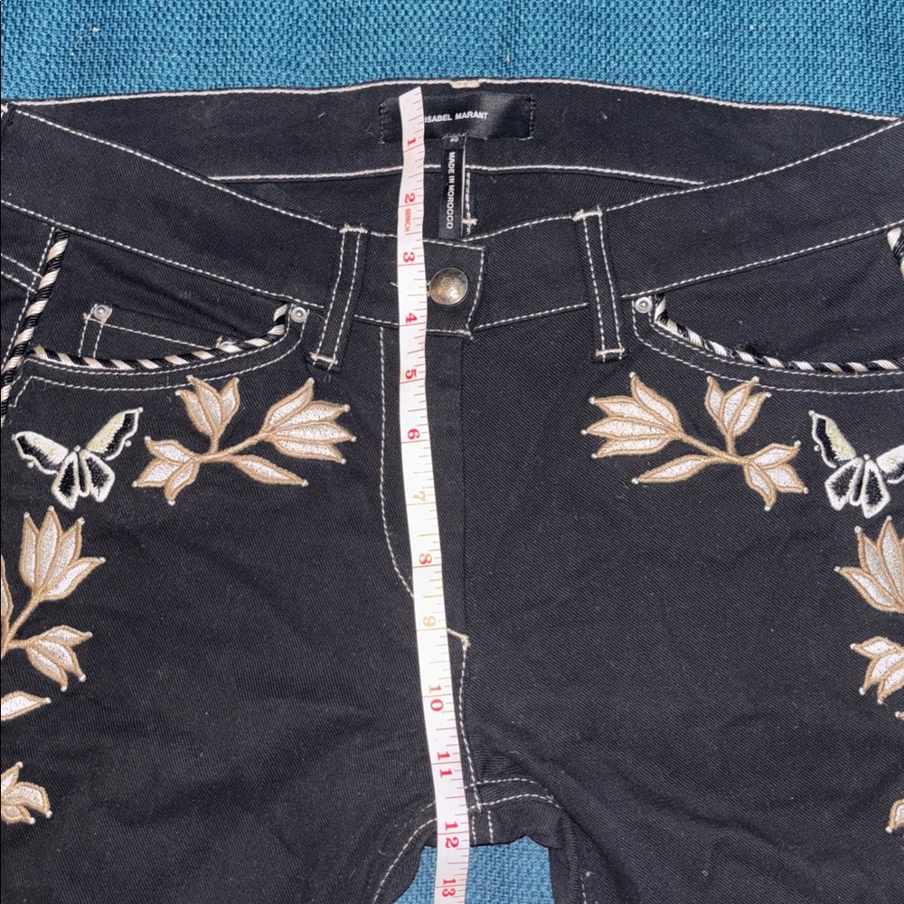 Isabel Marant Pant Monroe Embroidered Jeans-unworn - Picture 7 of 8